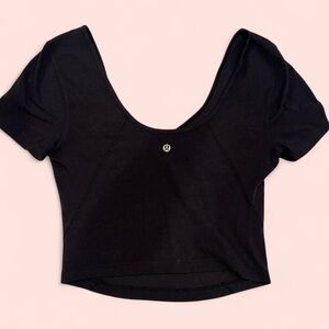 Lululemon Align Black Women's Crop Top